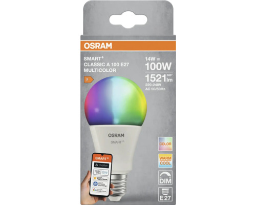 Osram Smart+ Classic A 100 E27 Multicolor LED-Lampe