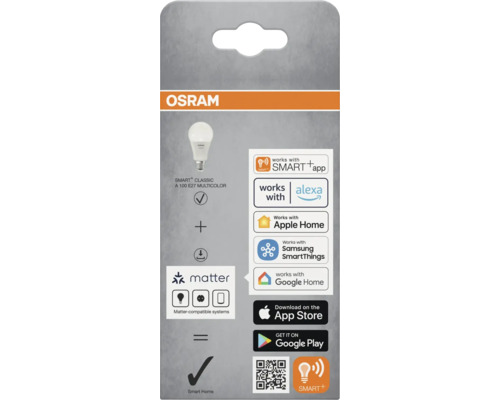 Osram Smart+ Classic A 100 E27 Multicolor Verpackung