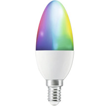 LED Lampe mit E14 Fassung und Farbwechsel