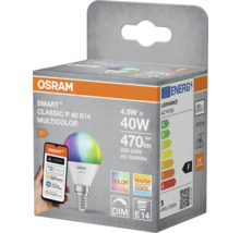 Osram Smart Plus Classic P 40 E14 Multicolor Leuchtmittel in Verpackung