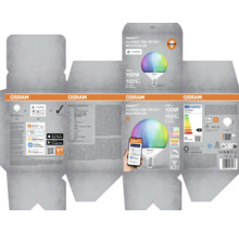 Osram Smart Plus Classic G95 100 E27 Multicolor Verpackung