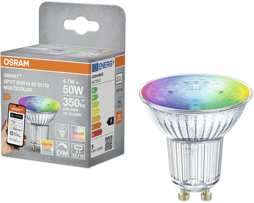 Osram Smart+ Spot PAR16 50 GU10 Mehrfarbig im Karton und als Einzelstück