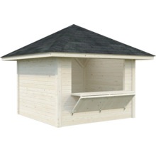 Holz Gartenbar mit Dach und Verkaufsklappe