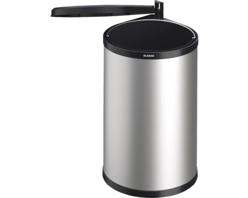 Blanco Abfalleimer aus Edelstahl mit Schwingdeckel