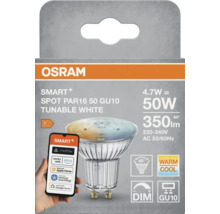 Osram Smart Plus Spot PAR16 50 GU10 tunable white in Verpackung