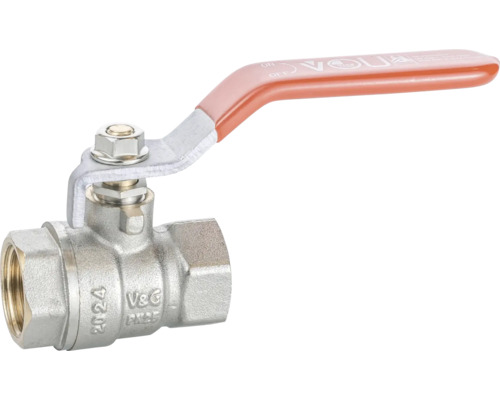 Kugelhahn aus Messing mit Hebelgriff