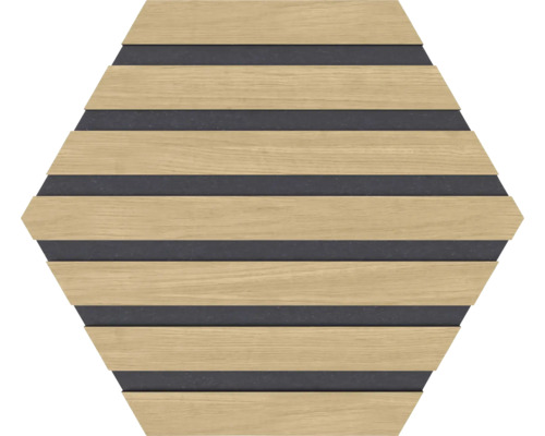 Fjordwall Akustikpaneel Hexagon Eiche 265 x 265 x 9 mm 1 Pack = 3 Stück Fjordwall Akustikpaneel Hexagon Eiche 265 x 265 x 9 mm 1 Pack = 3 Stück
