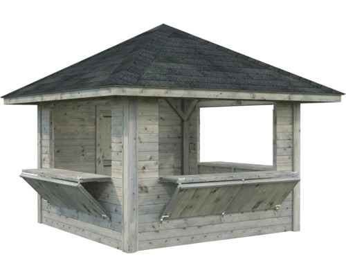Holz Grillpavillon mit Dachpappe