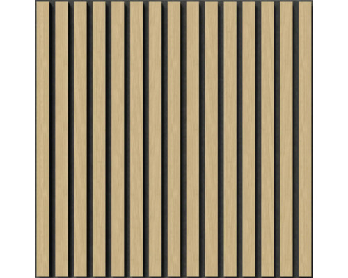 Fjordwall Akustikpaneel Eiche 2er Pack 600 x 600mm Holzpaneele zur Wandgestaltung