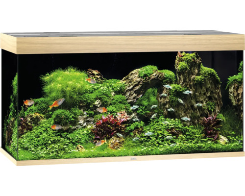 Aquarium JUWEL Rio 350 mit LED-Beleuchtung, Pumpe, Filter, Heizer ohne Unterschrank helles Holz Aquarium JUWEL Rio 350 mit LED-Beleuchtung, Pumpe, Filter, Heizer ohne Unterschrank helles Holz