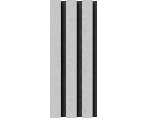 Handmuster zu Fjordwall Akustikpaneel Laminat Betongrau 300 x 150 mm