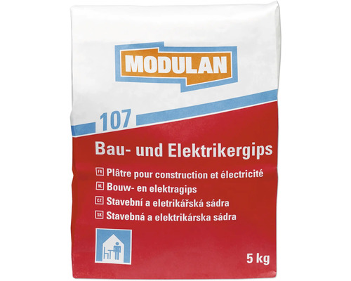 MODULAN 107 Bau- und Elektrikergips weiß 5 kg MODULAN 107 Bau- und Elektrikergips weiß 5 kg