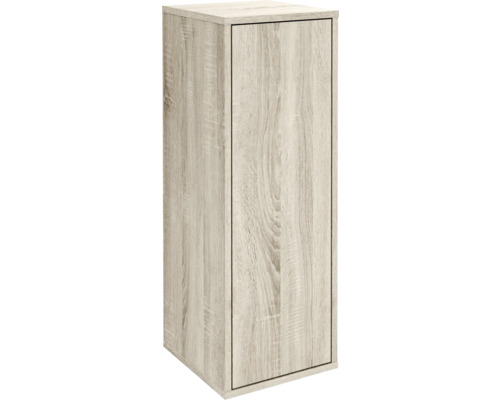 Midischrank FACKELMANN Compact Line BxHxT 302 x 842 mm x 320 mm Frontfarbe sonoma eiche Badezimmerschrank aus Holz mit einer Tür