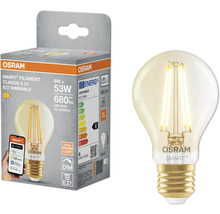 Osram Smart+ Filament Classic A 53 E27 dimmbare LED Lampe mit Verpackung