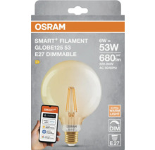 Osram Smart+ Filament Globe 125 53 E27 dimmbare Lampe