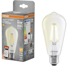 Osram Smart+ Filament Edison 60 E27 dimmbare LED Lampe mit Verpackung