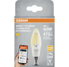 Osram Smart Filament Classic B 40 E14 dimmbare LED Lampe