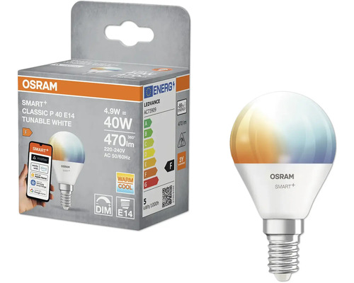 Osram Smart+ Classic P 40 E14 LED-Lampe mit Verpackung