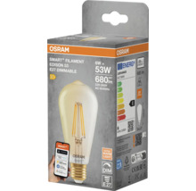 Osram Smart+ Filament Edison 53 E27 dimmbare Lampe in Verpackung