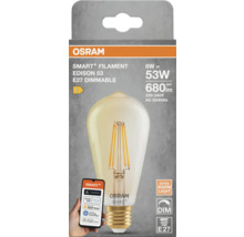 Osram Smart+ Filament Edison 53 E27 dimmbare Lampe
