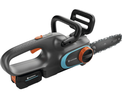 Gardena Akku-Kettensäge mit Schneidgarnitur