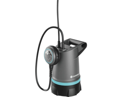 Gardena Schmutzwasser-Tauchpumpe mit Tragegriff und Kabel