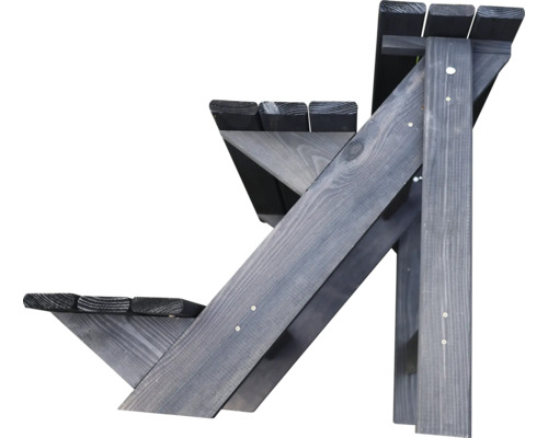 Holz Pflanzentreppe mit drei Stufen für den Garten