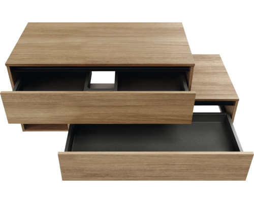 Waschtischunterschrank mit zwei Schubladen