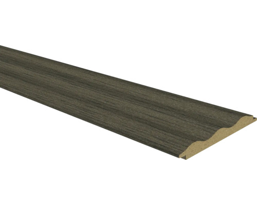 Holzdekorleiste mit abgerundeten Kanten