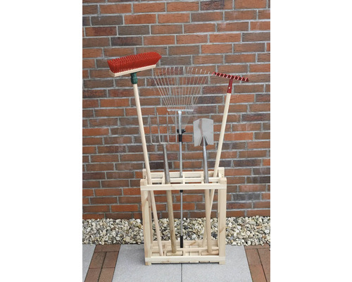 Geräteständer promadino 21,8 x 60,2 x 70 cm natur