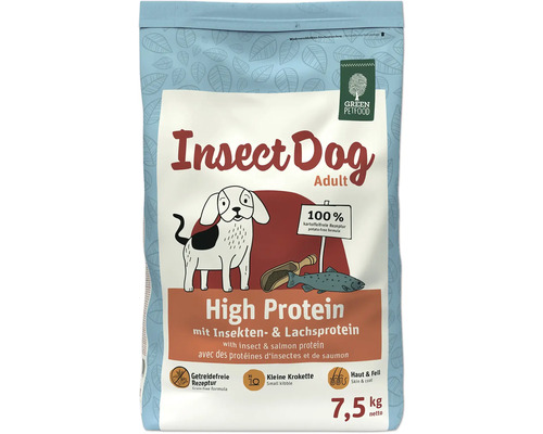 Hundefutter trocken GREEN PETFOOD Insect Dog Adult Balance mit Insekten- & Lachsprotein 7,5 kg Glutenfrei Hundefutter trocken GREEN PETFOOD Insect Dog Adult Balance mit Insekten- & Lachsprotein 7,5 kg Glutenfrei