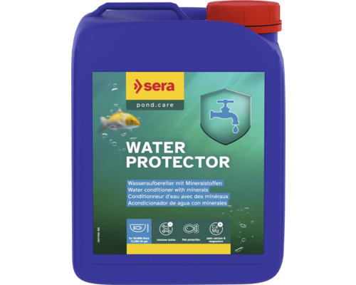 Teichpflegemittel sera Pond Water Protector 2,5 L, Wasseraufbereiter mit Mineralstoffen
