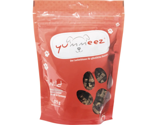 Hundesnack yummeez Wild 175 g Hundeleckerli, Trainingssnack, getreidefrei, ohne Zucker