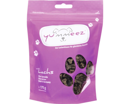 Hundesnack yummeez Lachs 175 g Hundeleckerli, Trainingssnack, getreidefrei, ohne Zucker