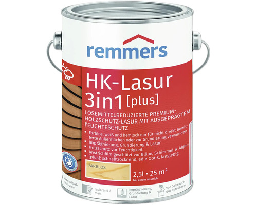 Remmers HK-Lasur 3in1 [plus] farblos 2,5 l