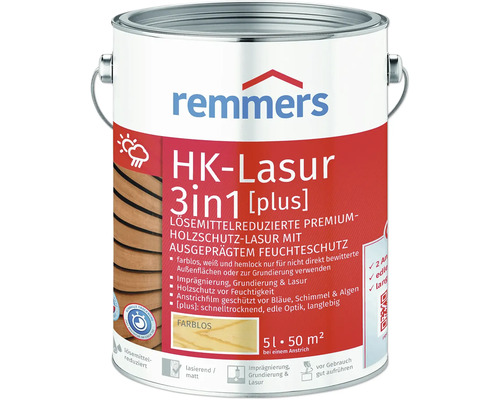 Remmers HK-Lasur 3in1 [plus] farblos 5 l