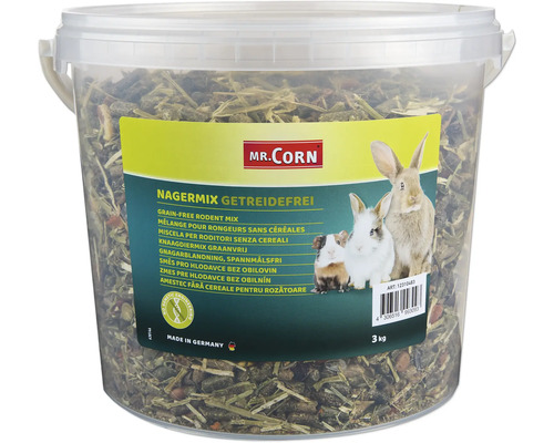 Mr. Corn Nagermix getreidefrei im Eimer, 3 kg