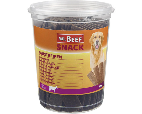Mr Beef Snack Kaustreifen im Behälter