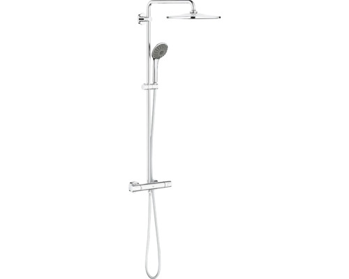 Duschsäule inkl. Thermostat GROHE Vitalio Joy System chrom 26400001