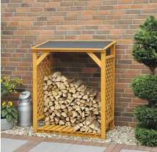 Kaminholzunterstand Speyer 119,5 x 68 x 148 cm honigbraun