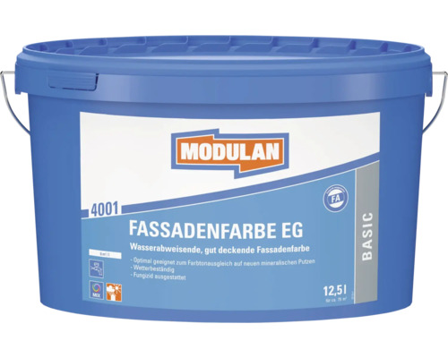 MODULAN 4001 Fassadenfarbe EG weiß 12,5 l MODULAN 4001 Fassadenfarbe EG weiß 12,5 l