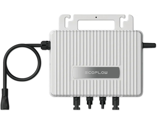 Solar Wechselrichter EcoFlow Stream 0,8 kW Bluetooth W-LAN EcoFlow Logo Stromumwandler für Solaranlagen