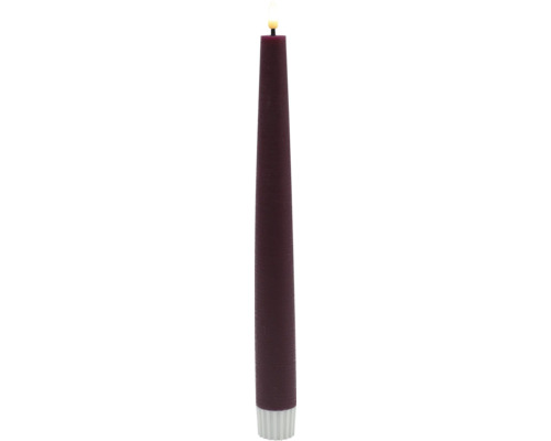 Dekorative Stumpenkerze mit LED-Flamme und Timerfunktion