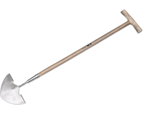 Rasenkantenstecher mit T-Griff und Holzstiel