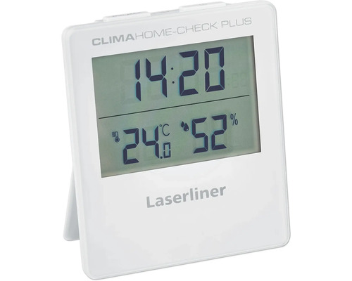 Laserliner Clima Home Check Plus digitales Thermo-Hygrometer zur Messung von Temperatur und Luftfeuchtigkeit