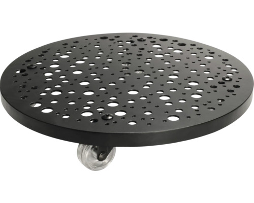 Pflanzenroller aus Metall mit Rollen