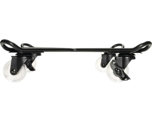 Pflanzenroller aus Metall mit vier Rädern