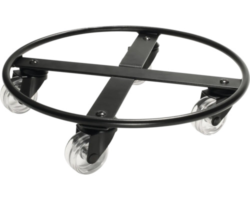 Pflanzenroller aus Metall mit Rollen