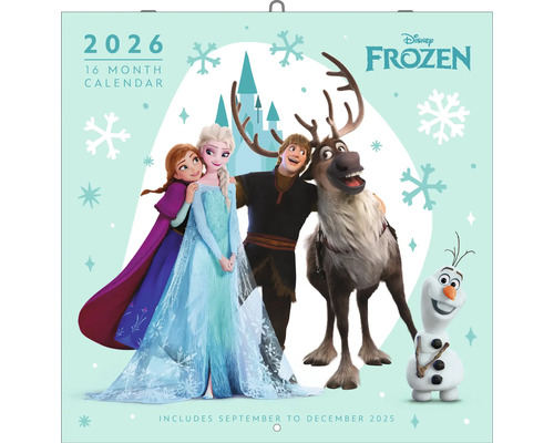 Disney Frozen Kalender für 16 Monate, Jahr 2026