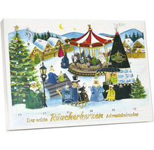Original Crottendorfer Adventskalender mit Räuchermotiven